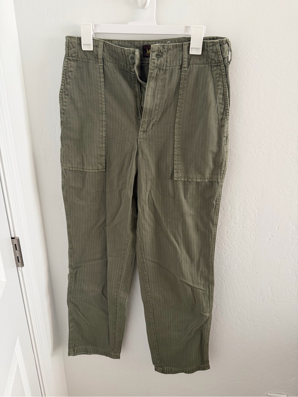 Lee Olive Green Cargo Utility Pants